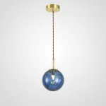 Подвесной светильник ASKA D150 Blue от ImperiumLoft