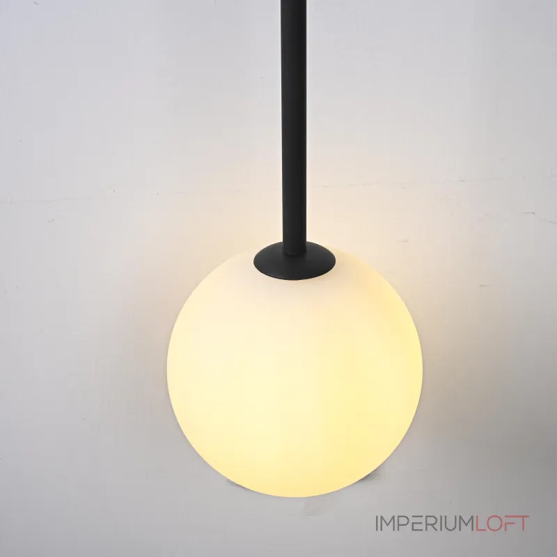Настенный светильник LINES Ball 150 Black от ImperiumLoft