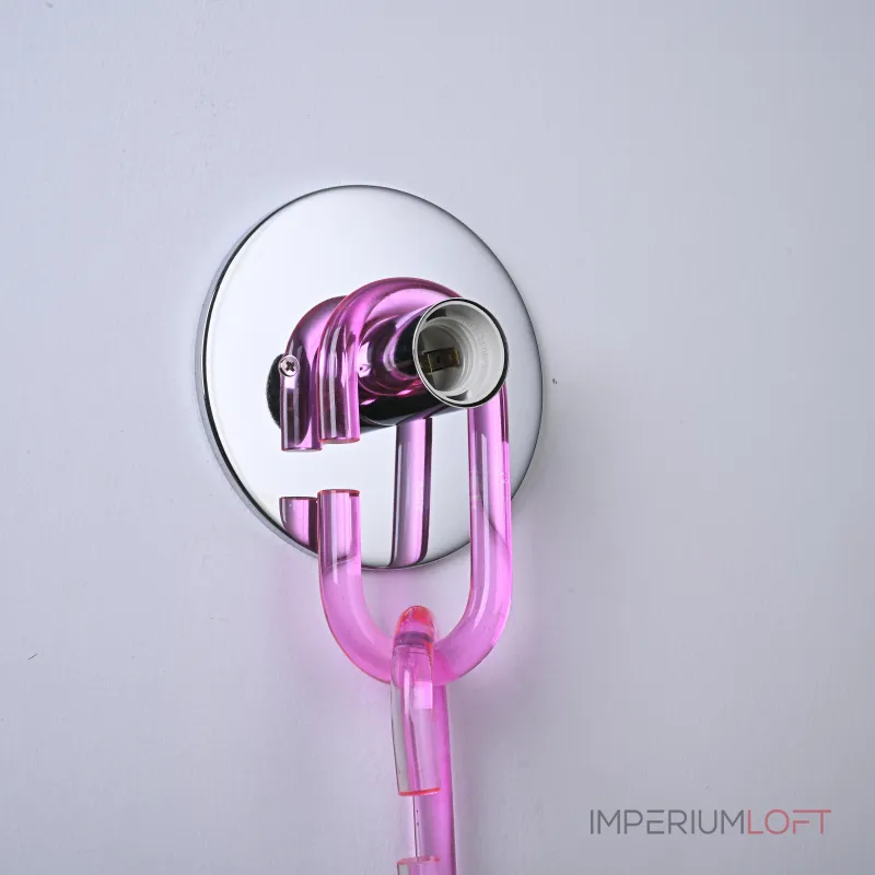 Настенный светильник CHAIN WALL Розовый от ImperiumLoft