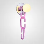 Настенный светильник CHAIN WALL Розовый от ImperiumLoft