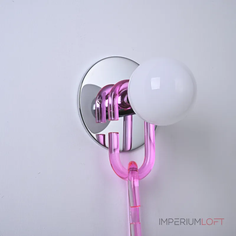 Настенный светильник CHAIN WALL Розовый от ImperiumLoft