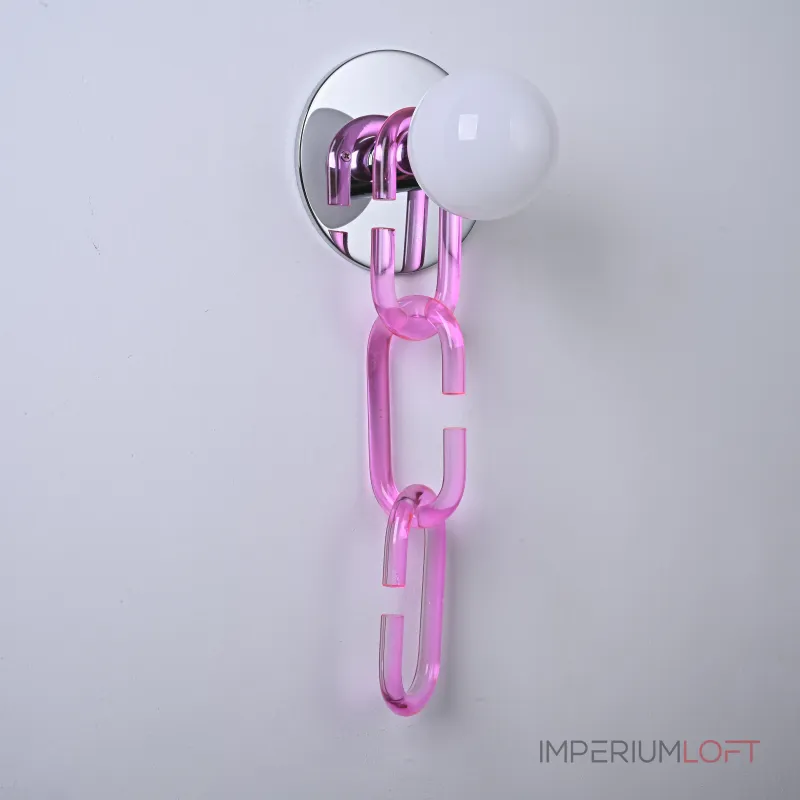 Настенный светильник CHAIN WALL Розовый от ImperiumLoft