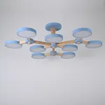Потолочная люстра TURNA Голубой