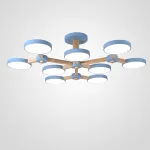 Потолочная люстра TURNA Голубой