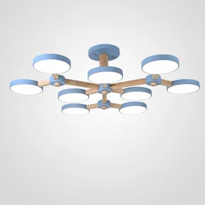 Потолочная люстра TURNA Голубой