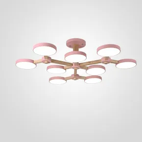 Потолочная люстра TURNA Розовый Потолочная люстра TURNA Розовый