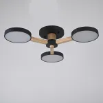 Потолочная люстра TURNA 3 Black от ImperiumLoft