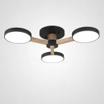 Потолочная люстра TURNA 3 Black от ImperiumLoft