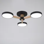 Потолочная люстра TURNA 3 Black от ImperiumLoft