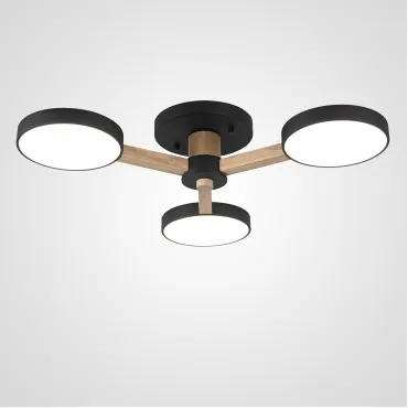 Потолочная люстра TURNA 3 Black