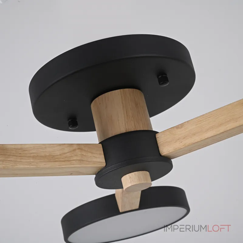 Потолочная люстра TURNA 3 Black от ImperiumLoft