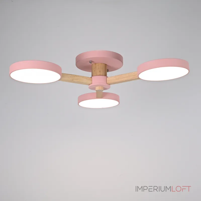 Потолочная люстра TURNA 3 Pink от ImperiumLoft Потолочная люстра TURNA 3 Pink от ImperiumLoft