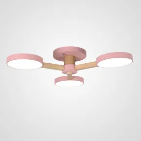 Потолочная люстра TURNA 3 Pink