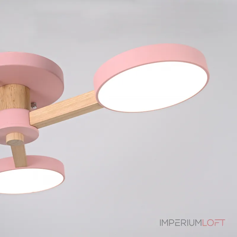 Потолочная люстра TURNA 3 Pink от ImperiumLoft Потолочная люстра TURNA 3 Pink от ImperiumLoft