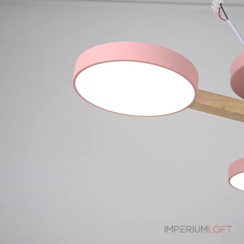 Потолочная люстра TURNA 3 Pink от ImperiumLoft Потолочная люстра TURNA 3 Pink от ImperiumLoft