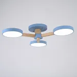 Потолочная люстра TURNA 3 Blue от ImperiumLoft