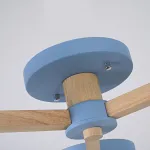 Потолочная люстра TURNA 3 Blue от ImperiumLoft