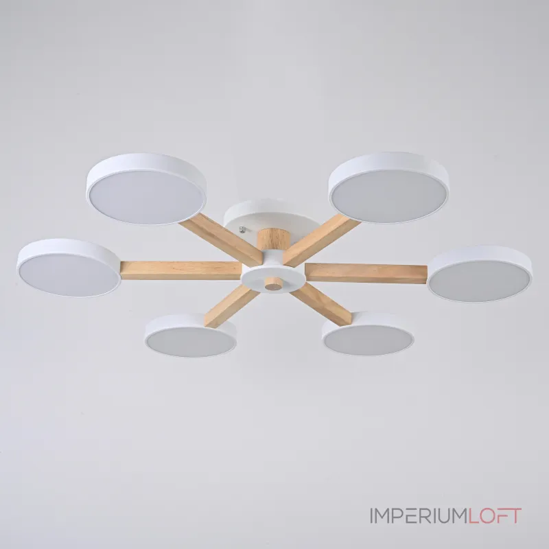 Потолочная люстра TURNA 6 White от ImperiumLoft Потолочная люстра TURNA 6 White от ImperiumLoft