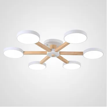 Потолочная люстра TURNA 6 White Потолочная люстра TURNA 6 White