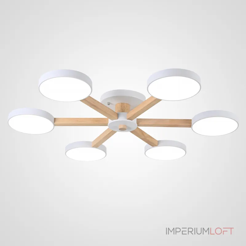 Потолочная люстра TURNA 6 White от ImperiumLoft Потолочная люстра TURNA 6 White от ImperiumLoft