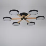 Потолочная люстра TURNA 6 Black от ImperiumLoft