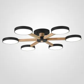 Потолочная люстра TURNA 6 Black