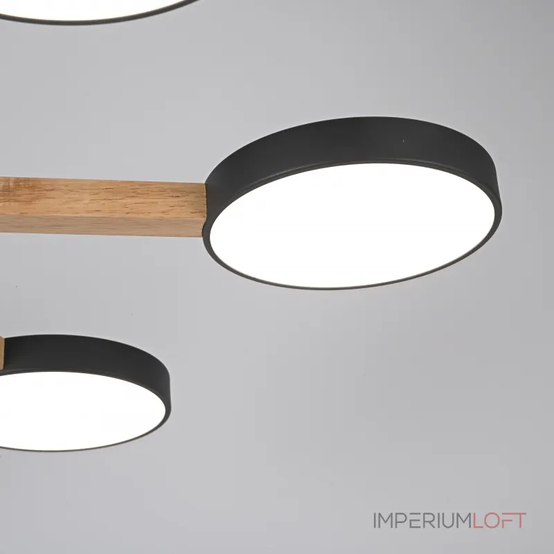 Потолочная люстра TURNA 6 Black от ImperiumLoft