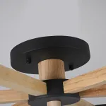 Потолочная люстра TURNA 6 Black от ImperiumLoft