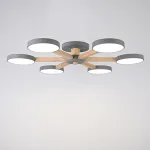 Потолочная люстра TURNA 6 Gray от ImperiumLoft