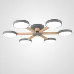 Потолочная люстра TURNA 6 Gray от ImperiumLoft