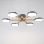 Потолочная люстра TURNA 6 Gray от ImperiumLoft