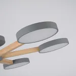 Потолочная люстра TURNA 6 Gray от ImperiumLoft