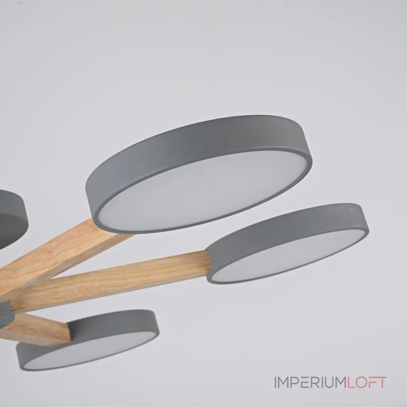 Потолочная люстра TURNA 6 Gray от ImperiumLoft