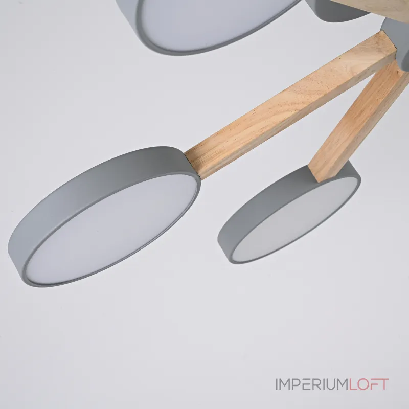 Потолочная люстра TURNA 6 Gray от ImperiumLoft