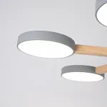 Потолочная люстра TURNA 6 Gray от ImperiumLoft