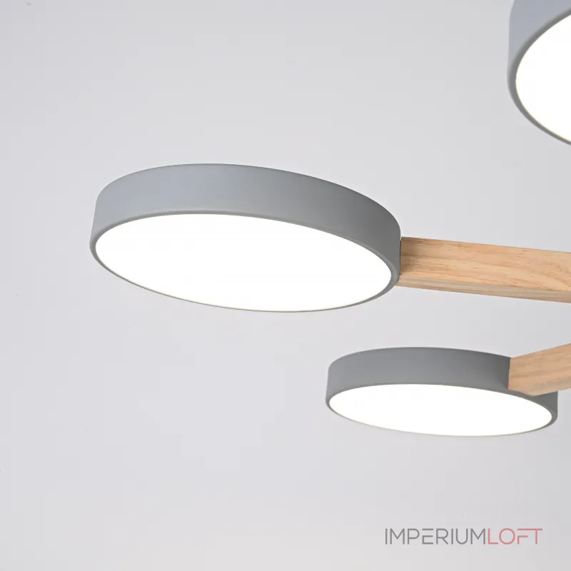 Потолочная люстра TURNA 6 Gray от ImperiumLoft