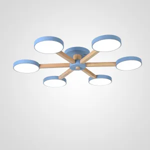 Потолочная люстра TURNA 6 Blue