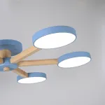 Потолочная люстра TURNA 6 Blue от ImperiumLoft