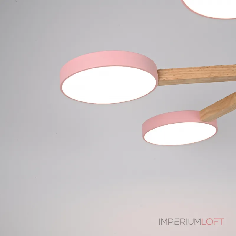 Потолочная люстра TURNA 6 Pink от ImperiumLoft