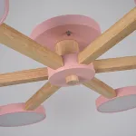 Потолочная люстра TURNA 6 Pink от ImperiumLoft