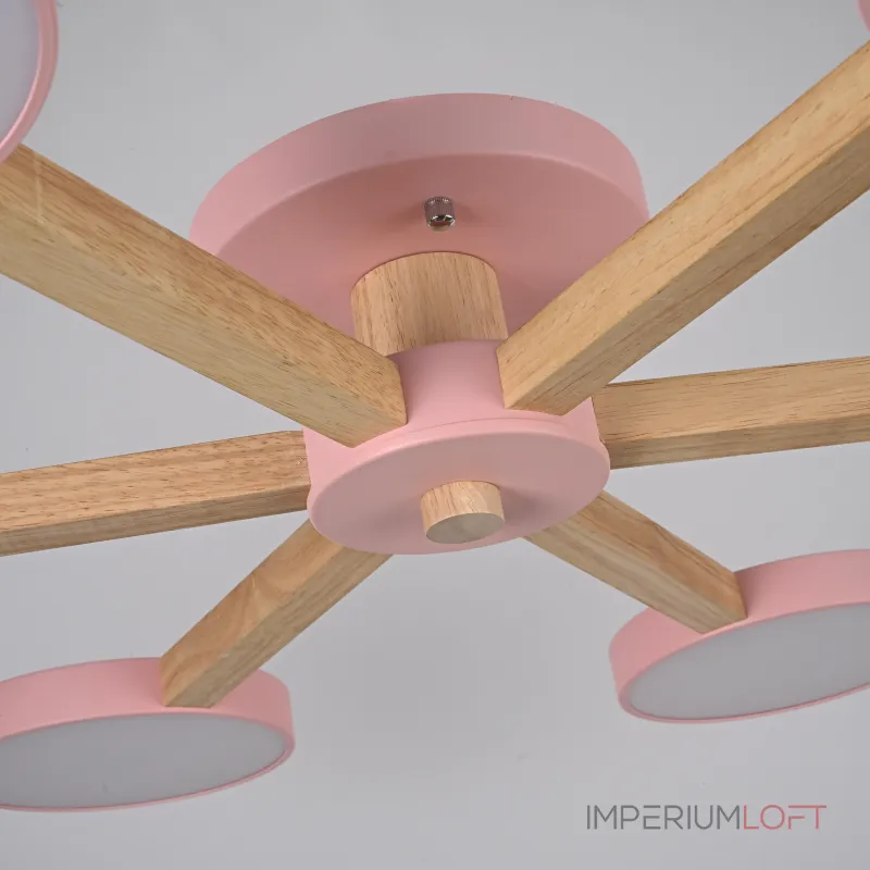 Потолочная люстра TURNA 6 Pink от ImperiumLoft
