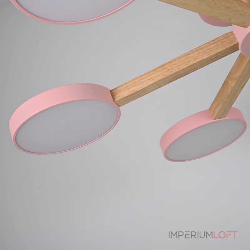Потолочная люстра TURNA 6 Pink от ImperiumLoft