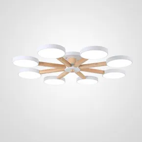 Потолочная люстра TURNA 8 White