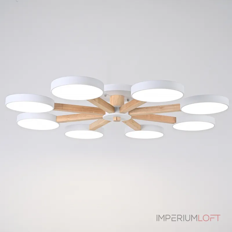 Потолочная люстра TURNA 8 White от ImperiumLoft Потолочная люстра TURNA 8 White от ImperiumLoft