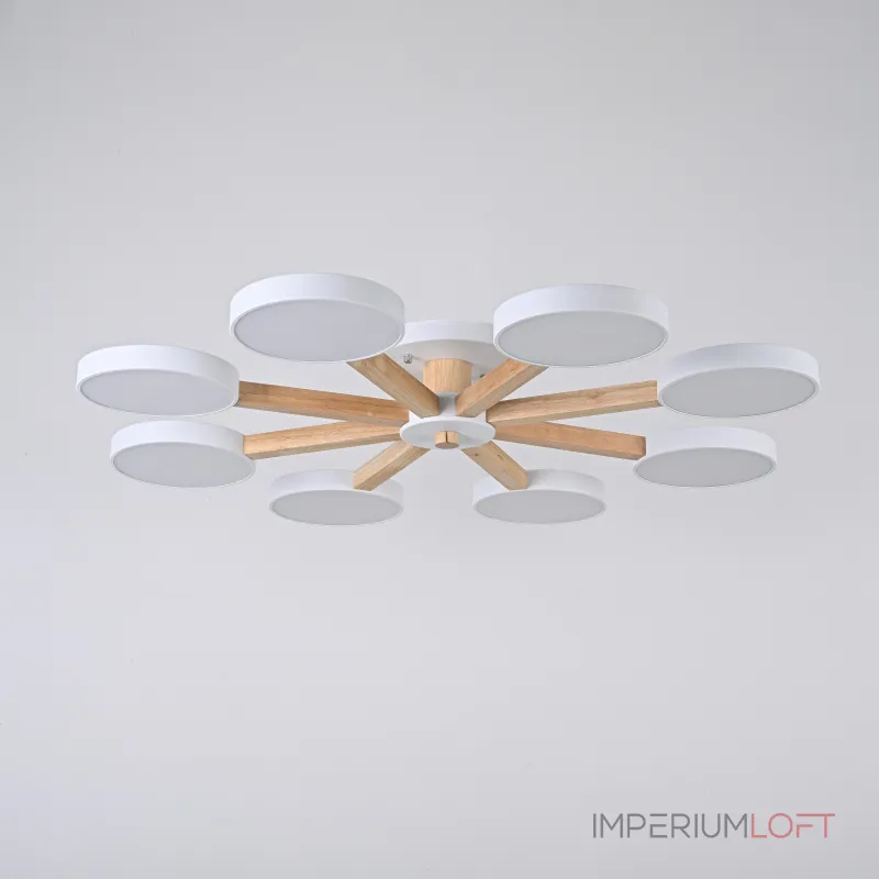 Потолочная люстра TURNA 8 White от ImperiumLoft Потолочная люстра TURNA 8 White от ImperiumLoft