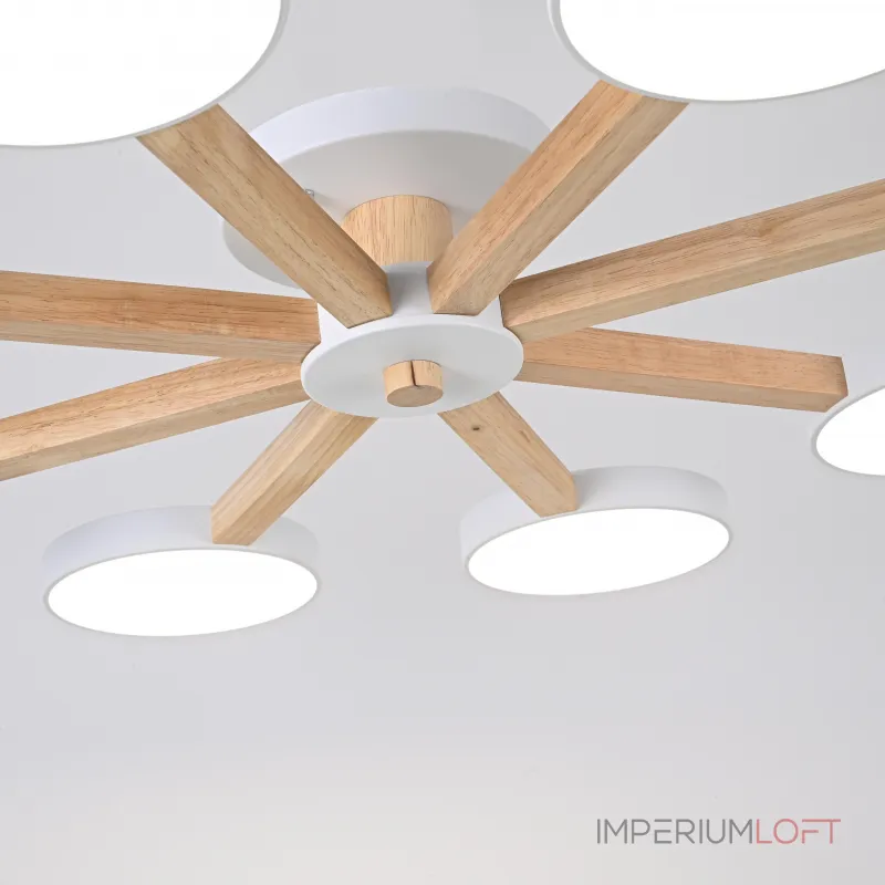 Потолочная люстра TURNA 8 White от ImperiumLoft Потолочная люстра TURNA 8 White от ImperiumLoft