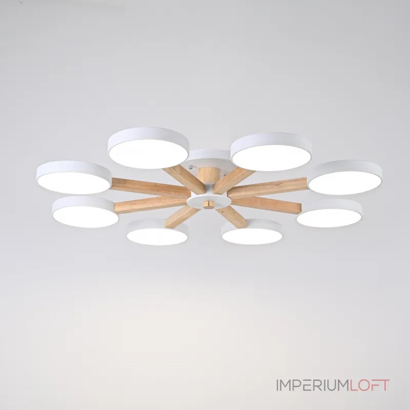 Потолочная люстра TURNA 8 White от ImperiumLoft Потолочная люстра TURNA 8 White от ImperiumLoft