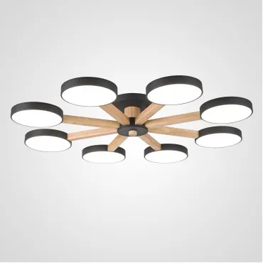 Потолочная люстра TURNA 8 Black Потолочная люстра TURNA 8 Black