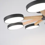 Потолочная люстра TURNA 8 Black от ImperiumLoft