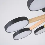 Потолочная люстра TURNA 8 Black от ImperiumLoft